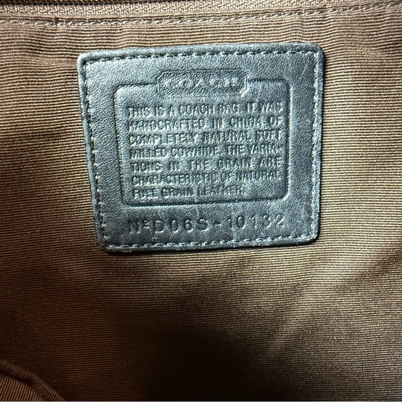 Coach Black Pebbled Leather Chelsea Turn Lock Hobo Y2K Vintage Shoulder Bag - Picture 12 of 13